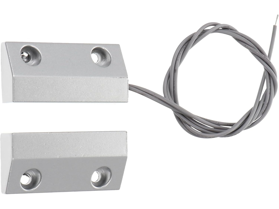 Conjunto De Detector De Porta Com Fio, Alarme Magnético, Liga De Zinco Mc E