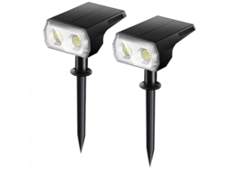Luzes de jardim Nova Line, sensor, 16 LEDs, IP67, pacote de 2 | S/MARCA