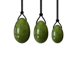 Fasst conjunto Completo de Ovos de Jade Natural para Exercícios Kegel de Músculos Pélvicos Femininos CUIDADOS