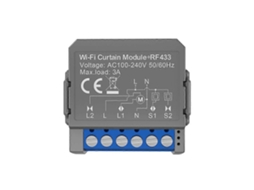Interruptor De Cortina Inteligente Tuya Smart Wifi, Interruptor De Persiana Rf433, Controle Remoto Smart Life Para Automação Residencial.