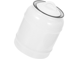 Pote De Cerâmica Hermético Para Açúcar, Branco