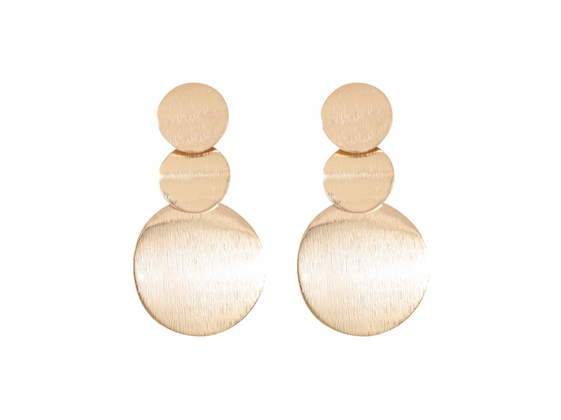 Brincos De Metal Moda Simples