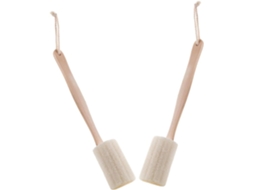Lurelia Pack De 2 Buchas Vegetais De Banho Para Costas E Corpo, Bucha Vegetal, Cerdas Macias E Massagem Suave, Uso Diário