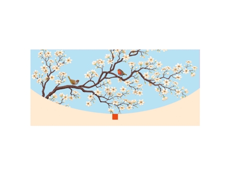 Postal Presente Tipo Dinheiro Cartão Imagem Passarinhos 22685