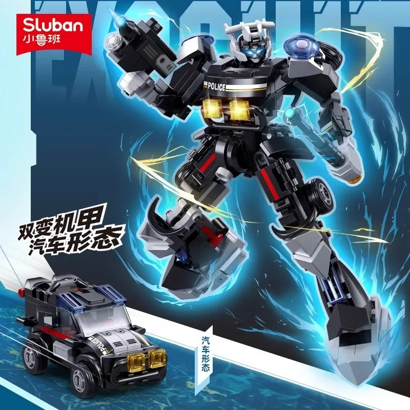 Conjunto De Blocos De Montar Mech Robot Warrior