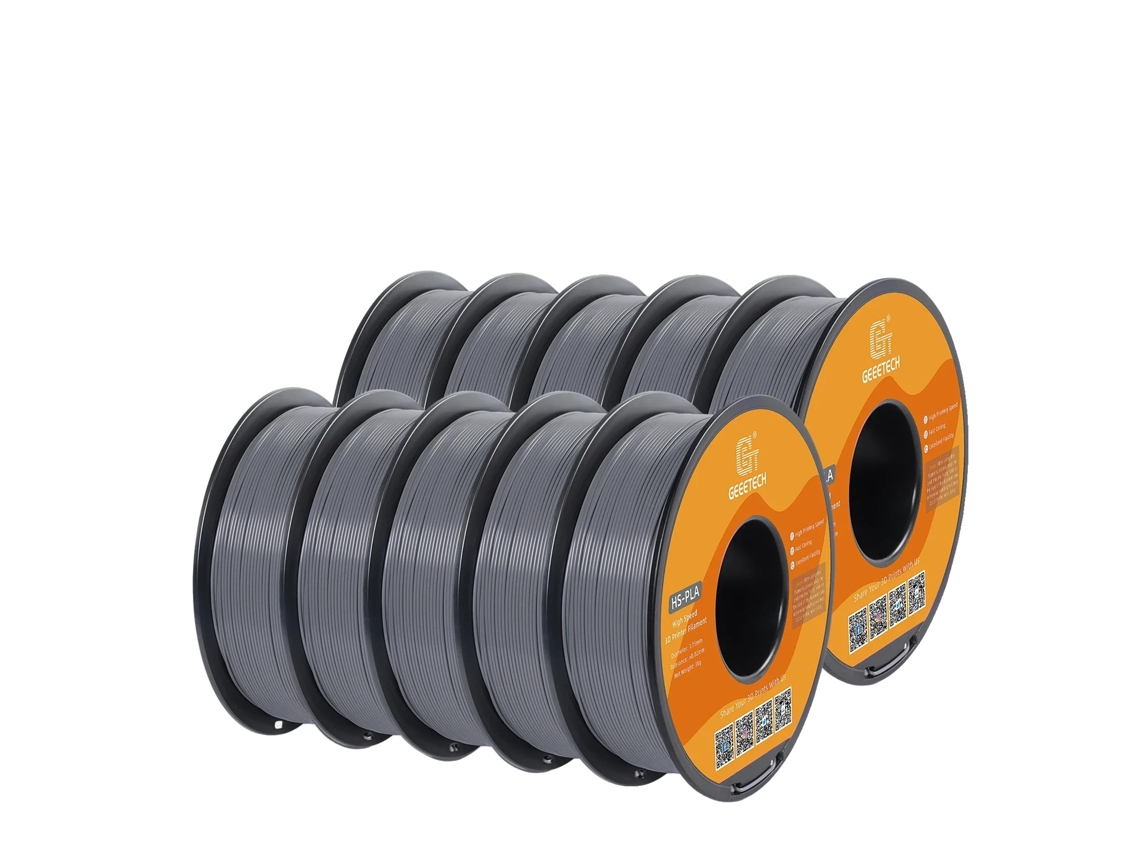 Filamento Pla De Alta Velocidade, 10kg De Peso, 1.75mm De Diâmetro,cinza Oem