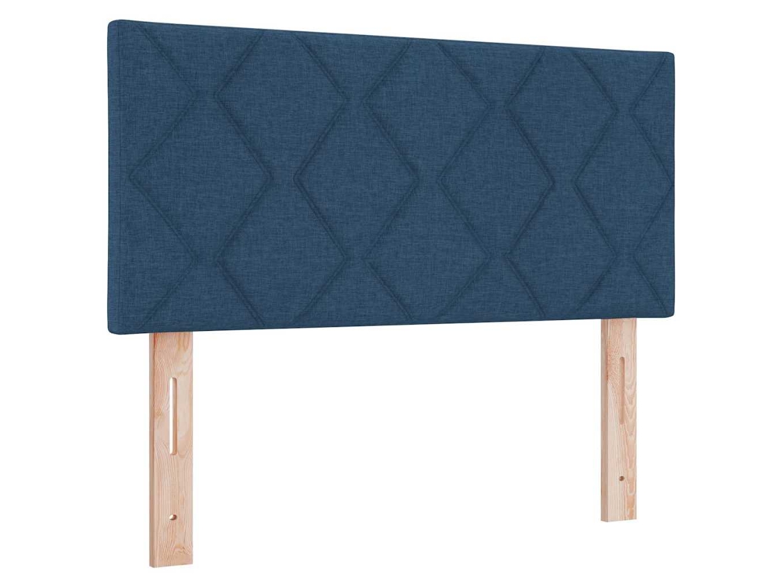 Cabeceira com cabeceira azul de 90 cm em couro sintético MAISON EXCLUSIVE
