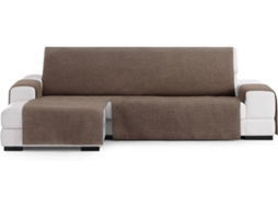 Capa de Chaise Longue Esquerda EYSA Extra Prática Premium Valeria Tecido Elástico (306 x 80 x 220 cm - Poliéster e Algodão - Marrón)