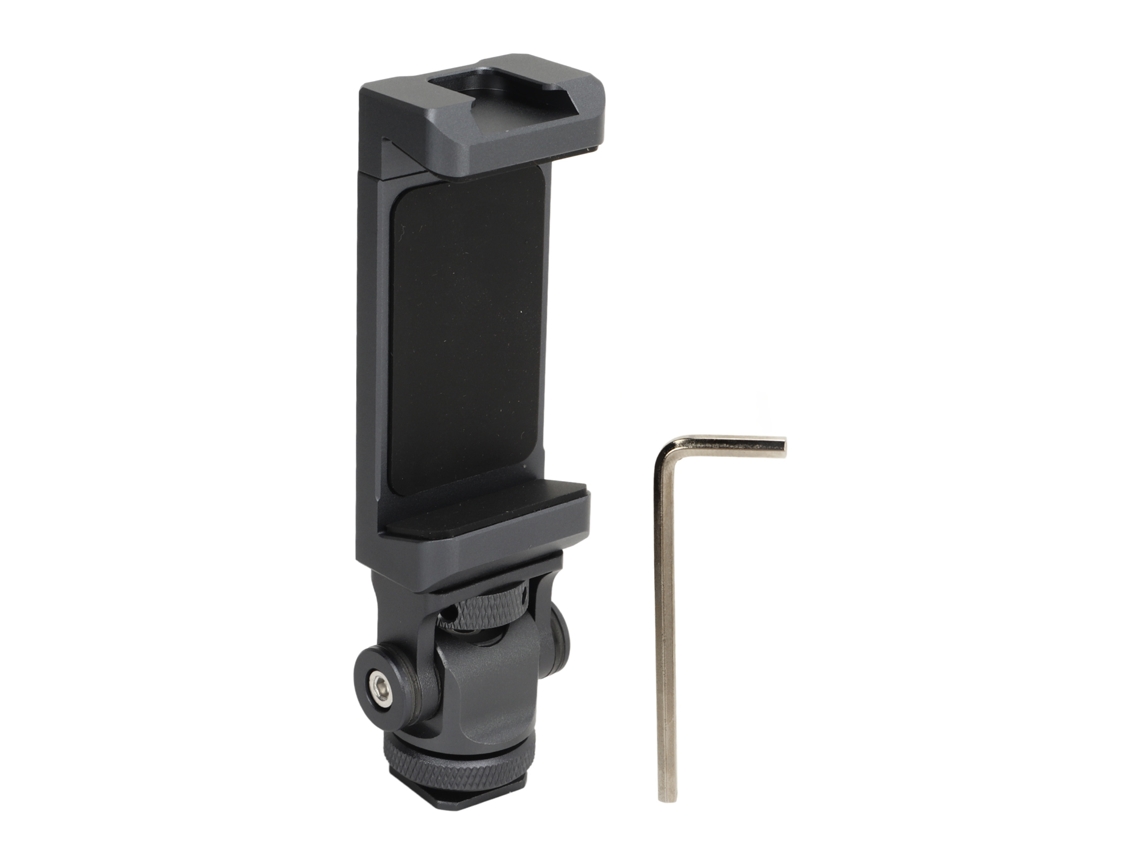 2026 suporte de Tripé para Telefone com Cold Shoe, Adaptador Clip Celular para Smartphone
