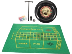 Roda De Pôquer Russa De Mesa Em Plástico, Jogo Giratório Portátil