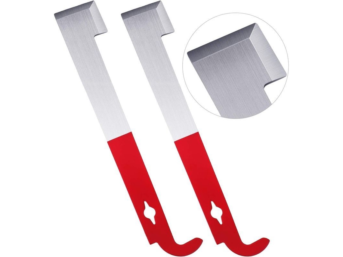 Ferramenta De Colmeia J-hook 2 Peças Raspador De Abelhas Aço Inoxidável Para Apicultores