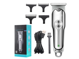 Cortador De Cabelo Elétrico Com Cabeça De Aço Carbono, Motor De Baixa Frequência E Ajuste Em Dois Níveis