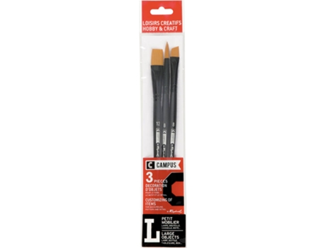 Conjunto Pincéis Hobby Manualidades Campus L