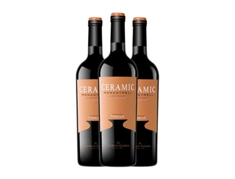 Vinho VICENTE GANDÍA Ceramic Monastrell Valencia (0.75 L - 3 Unidades)