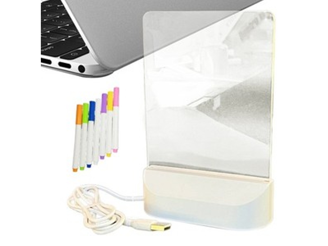 Quadro De Notas De Led Com Cores 5 X 6,7 Polegadas Quadro De Desenho Iluminado Por Led Eficiente Zeuxo