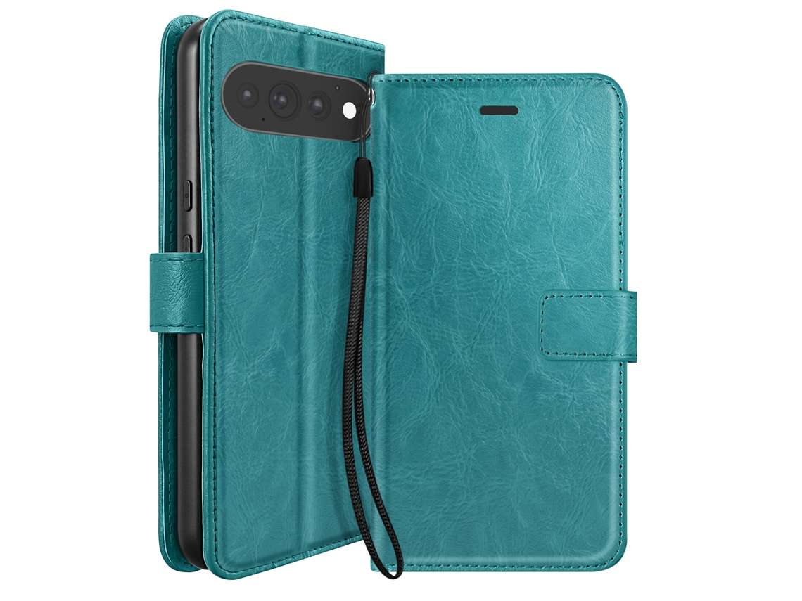 Capa Carteira Para Google Pixel 11 Pro Com Alça E Suporte