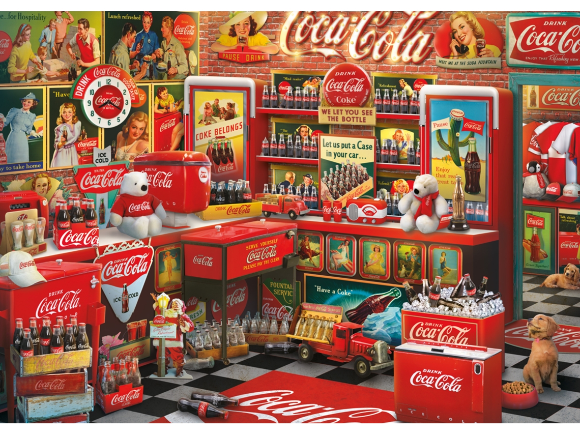 Quebra Cabeça Schmidt Coca Cola Nostalgia 1000 Peças Clássico