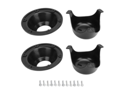 Kit Capa Plástico Vento Esgoto Teto Caravana 2 Unidades