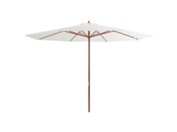 Parasol, Parasols Vidaxl Branco Tecido (n/a)