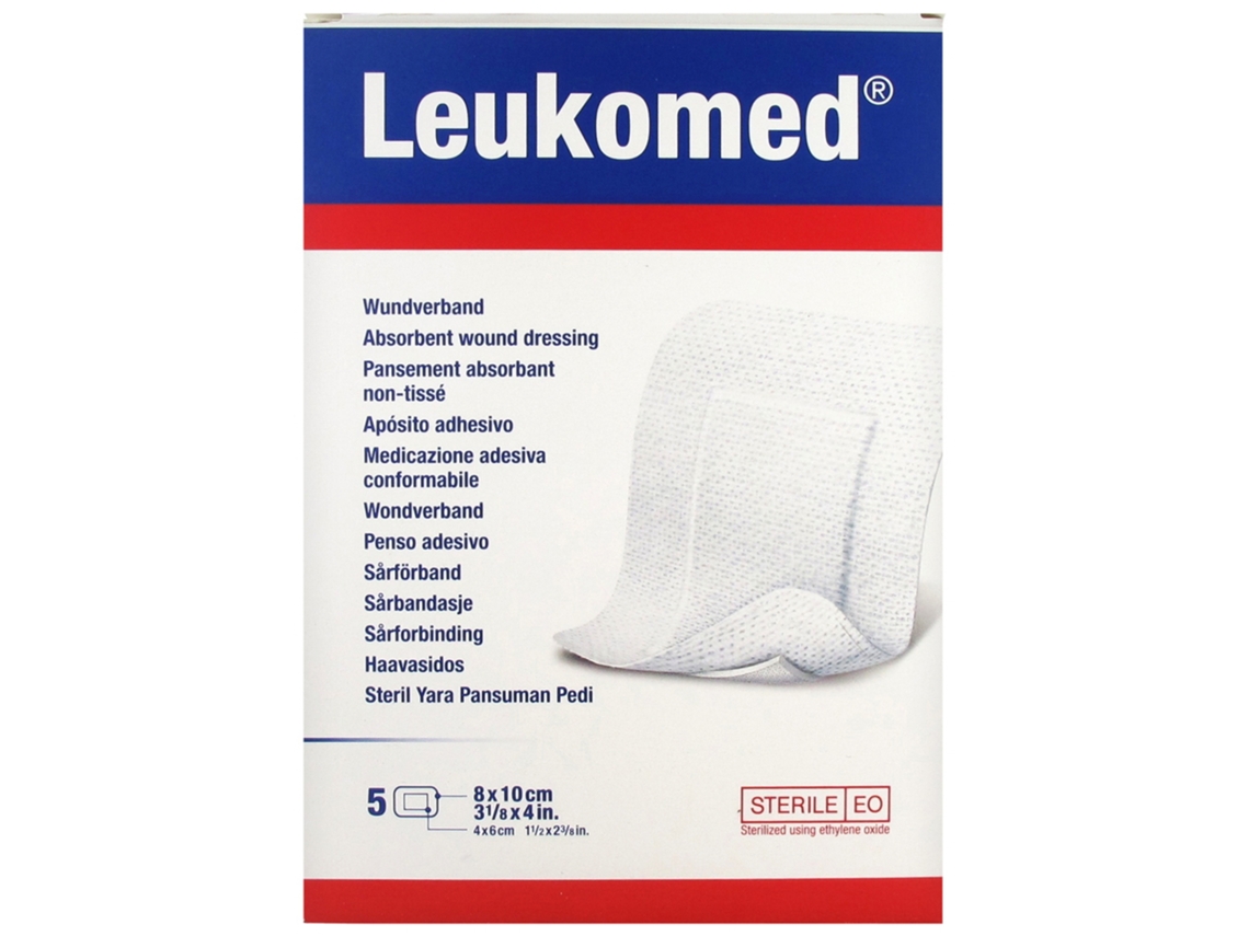 Healing Leukomed 5 absorventes não tecidos 8 x 10 cm ESSITY