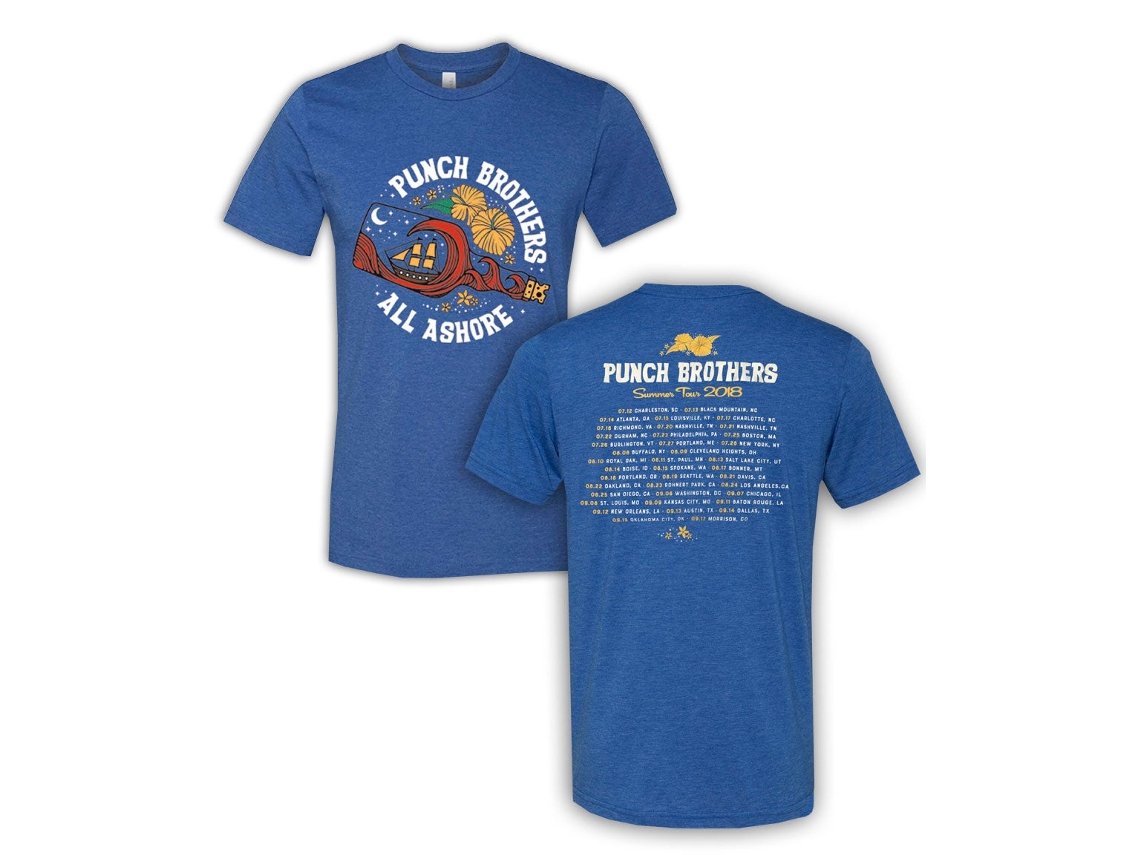 Punch Brothers All Ashore W Tour Dates ROCKINSTONE Size:m