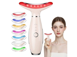 Massageador Facial Nude, Ferramenta de Contorno com 3 Modos, Vibratório para Rosto e Pescoço. GOKOCO