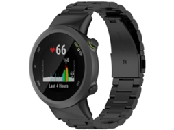 Bracelete para Garmin Forerunner 45 / 45s / Swim 2 Metal Liberação Rápida Três Contas Preta XIAOMOYU