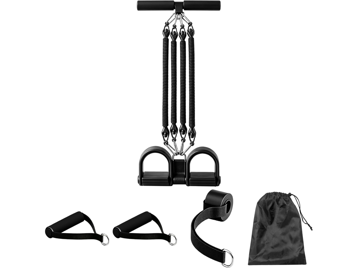 Aparelho de Exercícios Abdominais BESPORTBLE, com Faixas de Resistência, 45,4 Kg