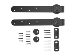 Kit de Ferragens para Portão de Granel Deslizante de Aço Carbono com Trilho Superior Montado