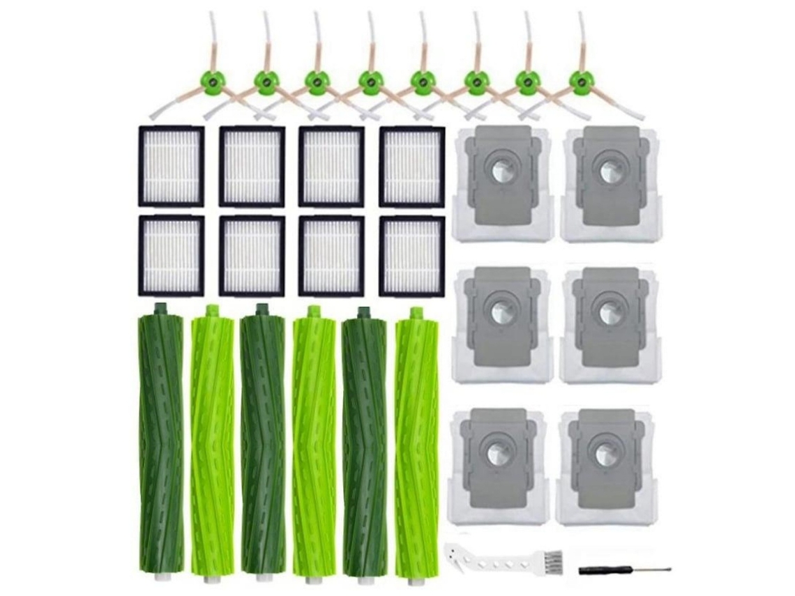 28 Peças De Reposição Ao Robô De Varredura Para ​​irobot Roomba I7 I7+ E5 I3+ I6+ I8+ Cuich