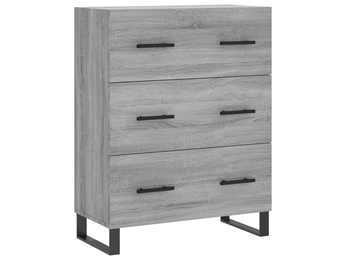 Sideboard, Sideboards Vidaxl Cinzeto Madeira Processada (n/a)