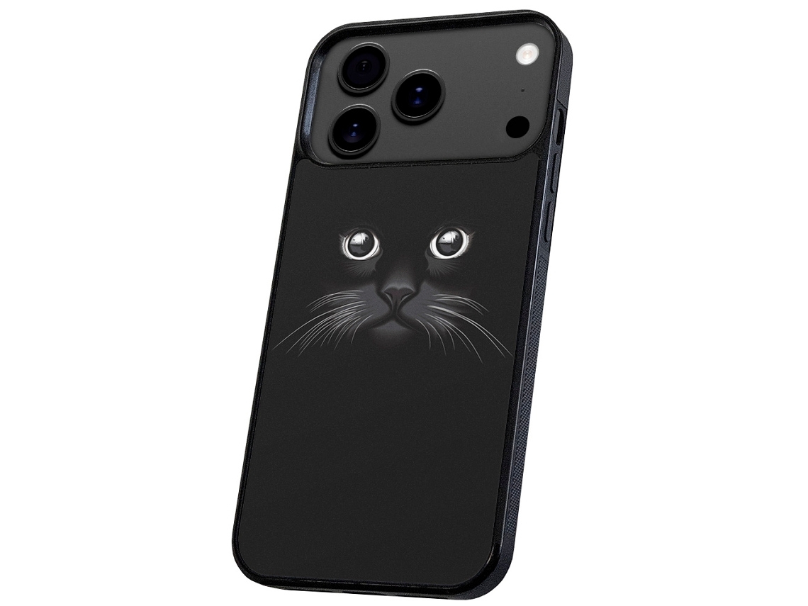 Capa Para Iphone 17 Pro Max - Gato Preto