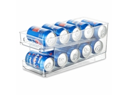 Suporte para Bebidas Empilhável de 2 Níveis, Organizador de Latas para Geladeira e Cozinha SUNNY SPACES