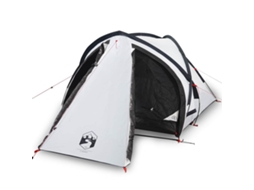 Tenda de campismo p/ 2 pessoas VIDAXL tecido opaco impermeável branco