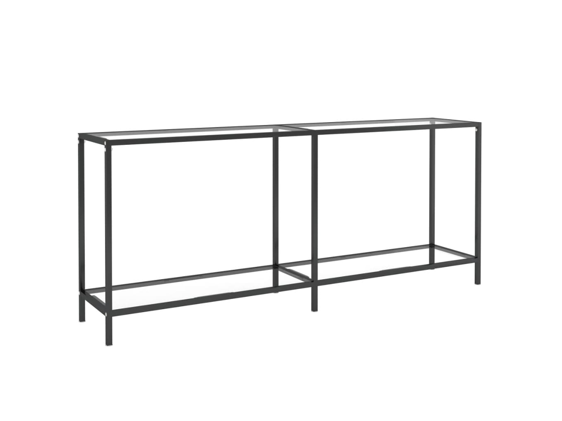 Mesa consola VIDAXL Transparente Vidro (180x35x75.5 cm)