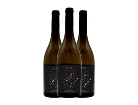 Vinho branco MELIS Sauri Ecológico Macabeo Tarragona (0.75 L - 3 Unidades)