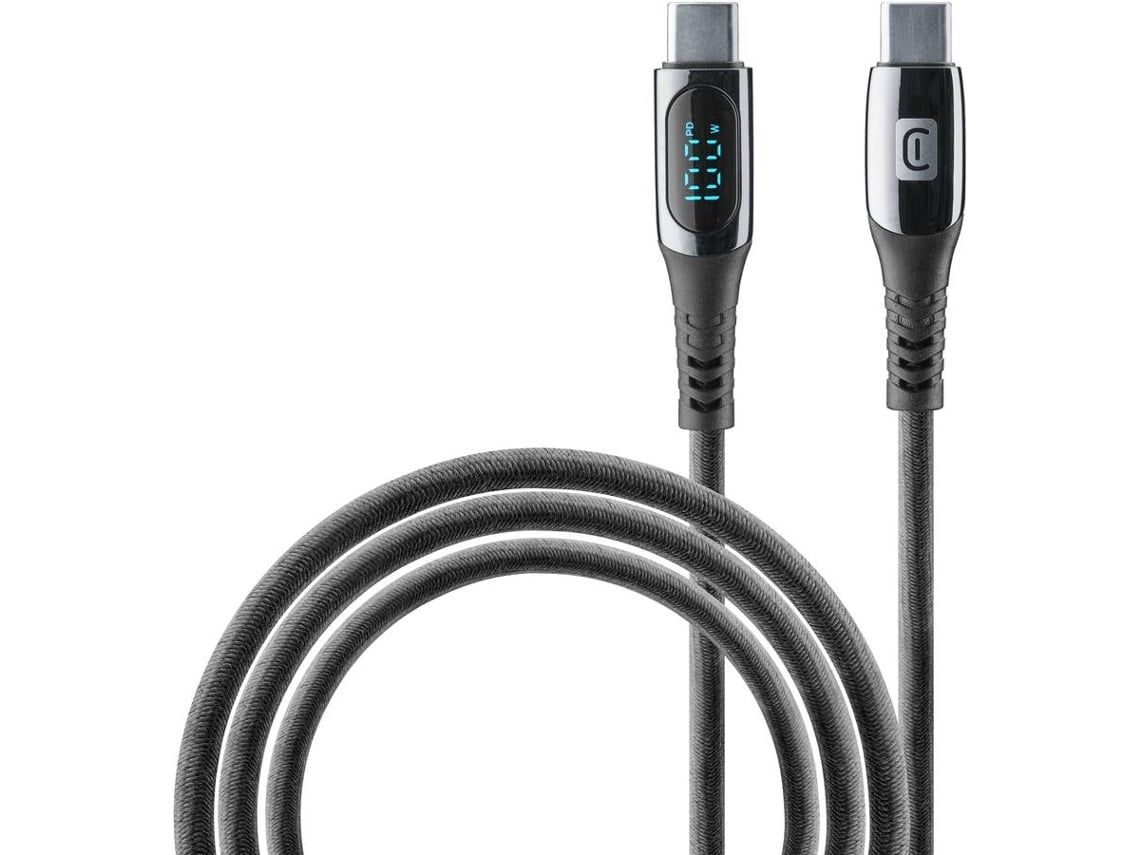 Cabo CELLULAR LINE Display Usb-C/Usb-C 2Mt (Outlet Caixa Aberta)