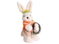 Brinquedo De Pelúcia Coelhinho Da Páscoa, Figura De Pé Artesanal De 10 Polegadas, Presente Para Crianças