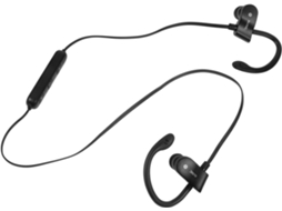 Casque Estéreo Em Crochê D'oreille Noir 3, 5mm Com Microfone