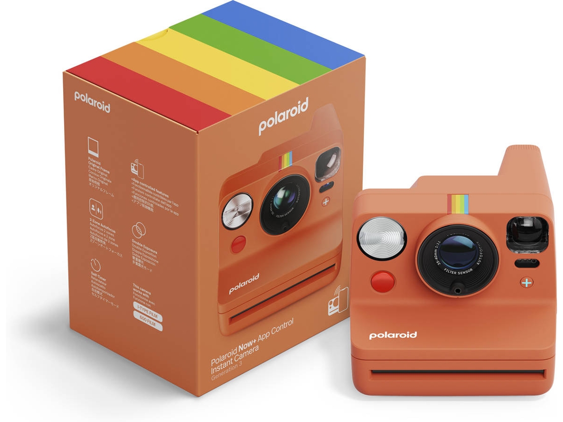 Máquina Fotográfica POLAROID Now+ Gen 3 (Obturação: 1/200s - 94,96  mm - Coral)