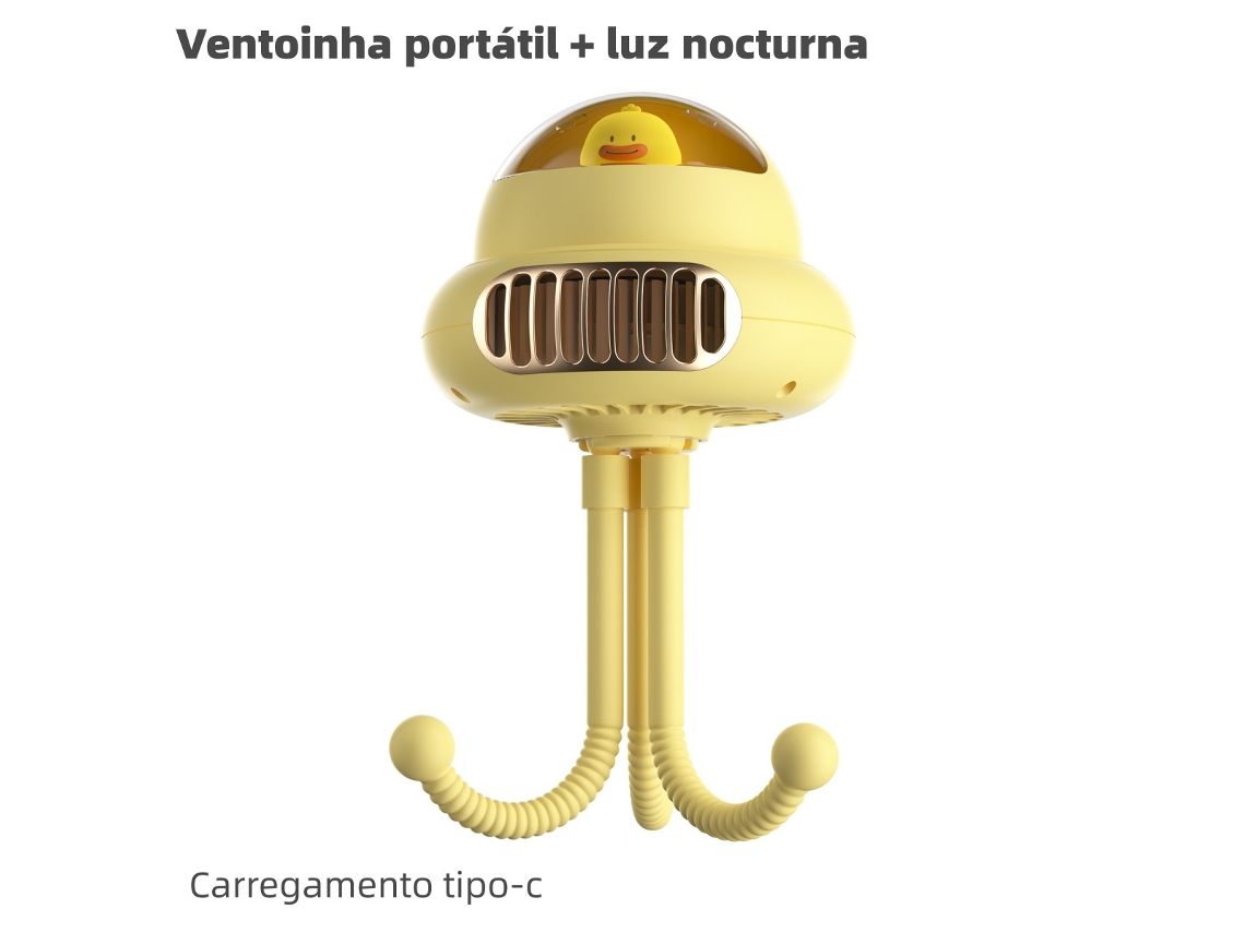 Ventoinha para Carrinho de Bebé Fixa-Se Ao Carrinho Mini Ventoinha Portátil SITAY
