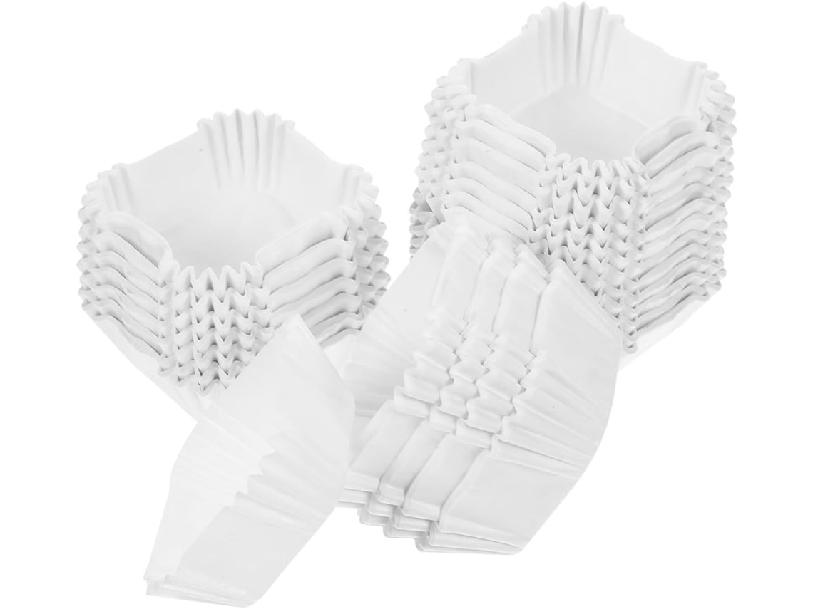 Conjunto De 2000 Forminhas De Papel Para Muffins E Cupcakes, Formato Quadrado, Resistente A Óleo