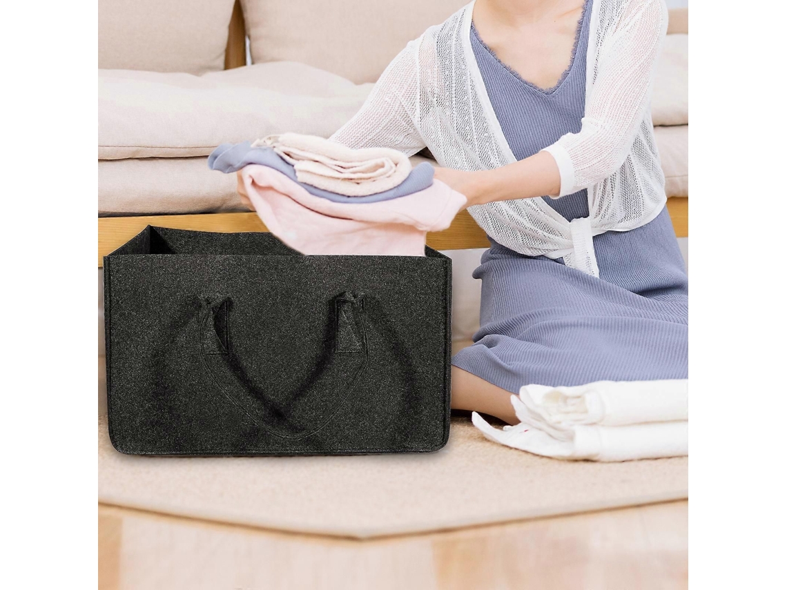 Bolsa De Feltro Para Lenha Com Alça, Cor Aleatória