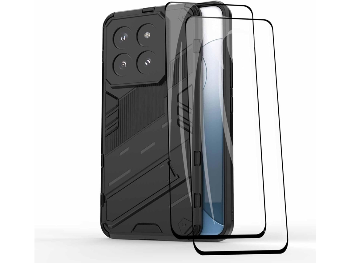 Capa Mi Proteção Para Xiaomi Xiaomi 14 Pro Hongwe. Vidro Temperado Anti-choque Preto