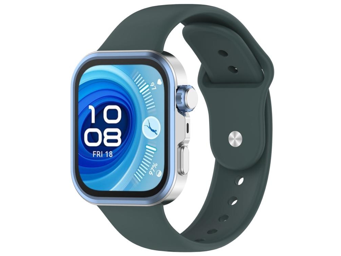 Bracelete para Huawei Watch Fit 4 Pro 4 3 XIAOMOYU nylon trançado com fecho de velcro preto escuro