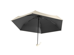 Guarda chuva Dobrável 5 Vezes, 6 Costelas, Vinil UV Blocking para Sol, Chuva, Viagem com MARCA
