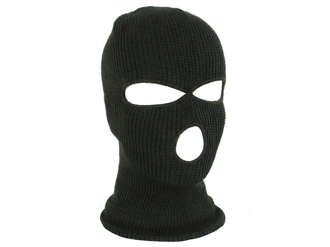 Máscara De Inverno Quente Que Cobre Todo O Rosto, Com 3 Furos, Balaclava De Malha, Forro Para Capacete De Ciclismo, Esqui E Motocicleta, Gorro Pa