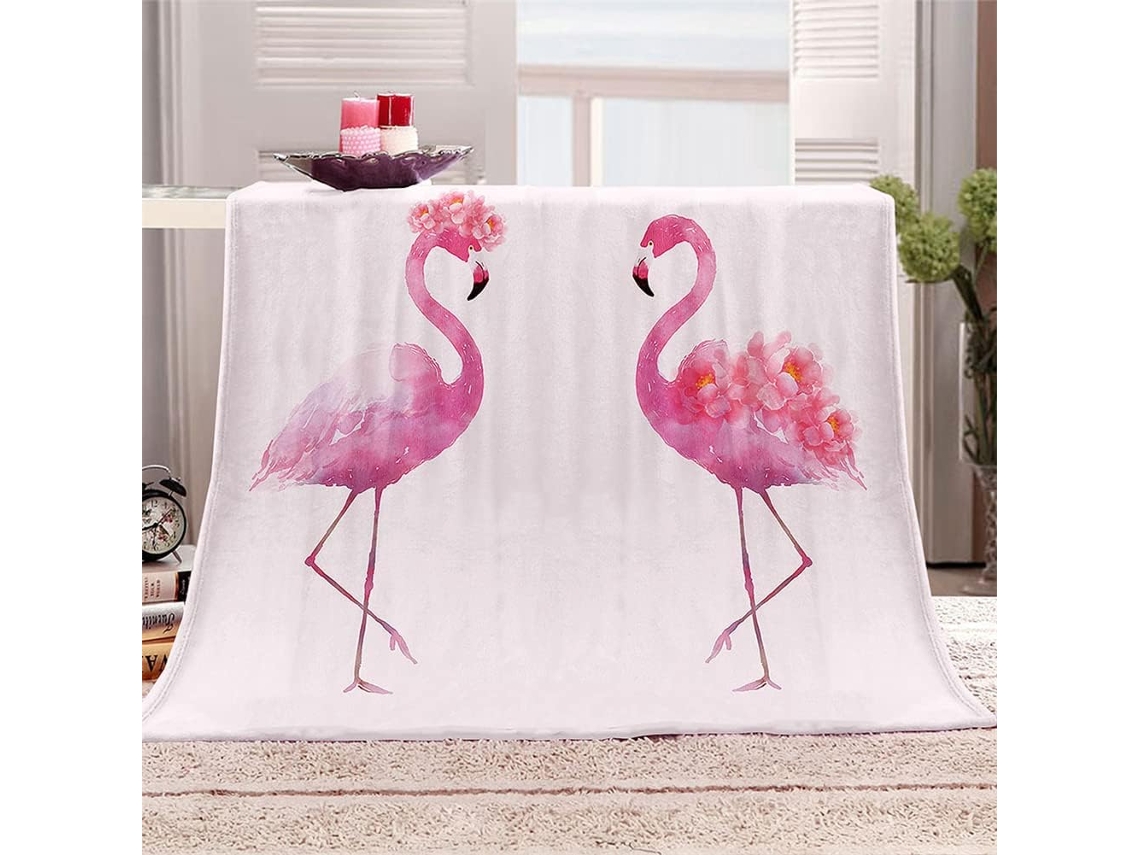 Manta de Flanela Xadrez com Estampa Animal Fansu Quente e Macia Microfibra para o Inverno Ideal Cama Ou Sofá a