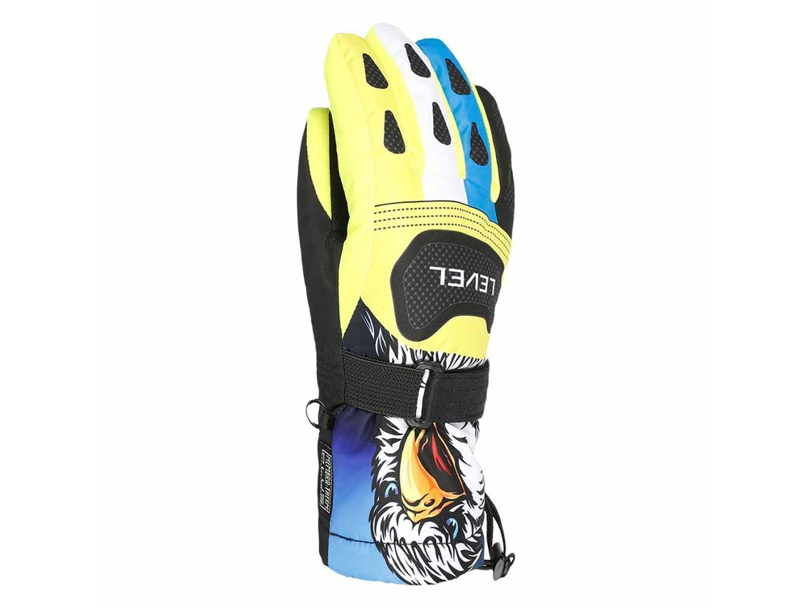 LEVEL Luvas Junior Amarelo 4-5 Years Rapaz