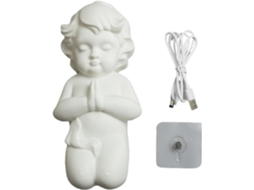 Anjo Iluminado Para Decoração De Casa, Alimentado Por Usb/bateria.
